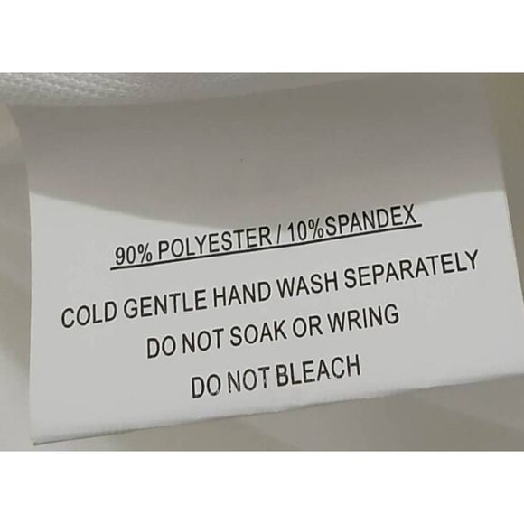 Hello molly womens size 6 white Strapless club dress mini ruffle peplum - Picture 5 of 5